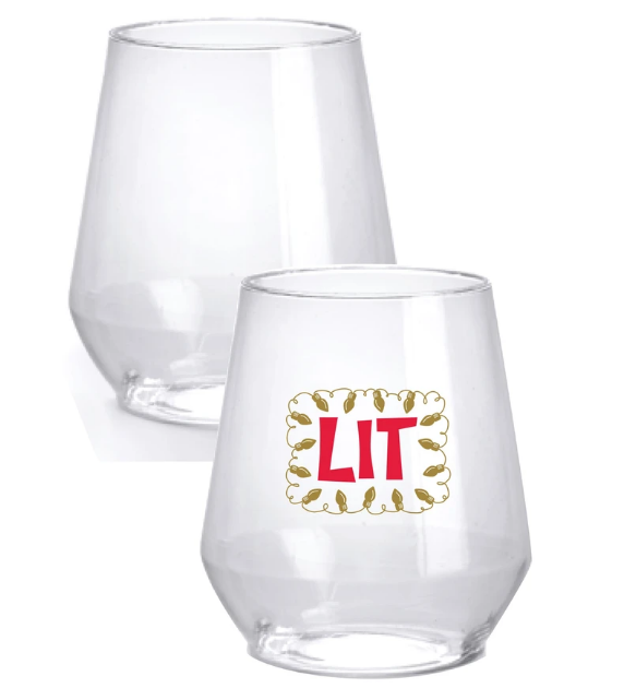 Lit Wine Glasses